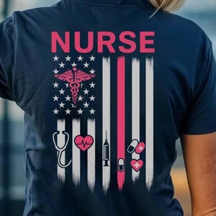 Nurse Flag Pink Line - Nurse Pride